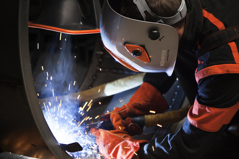 Welding helmet test of Metallmarkt magazine