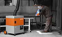 Mobile welding fume extraction systems