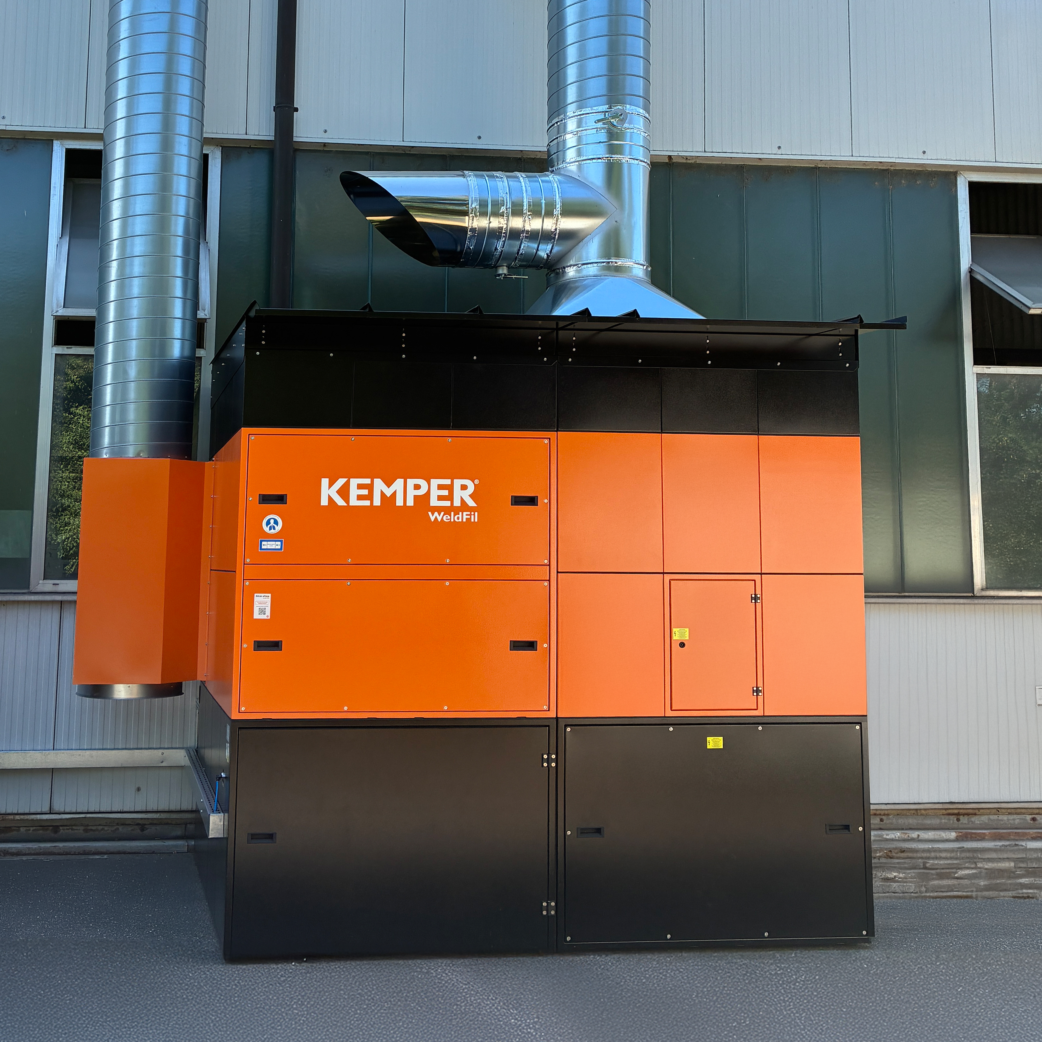 KEMPER WeldFil Push-Pull Absauganlage im Außenbereich