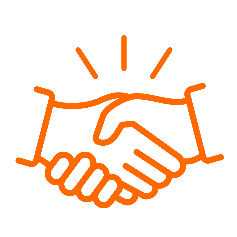 Symbol für Unterstützung aus einer Hand