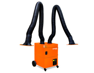 ProfiMaster Extraction system with two flexible exhaust arms