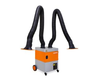 ProfiMaster Extraction system with two flexible exhaust arms
